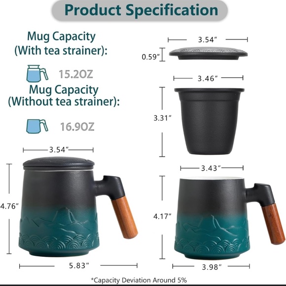 ZENZ Japanese Tea Mug Set - Picture 1 of 4